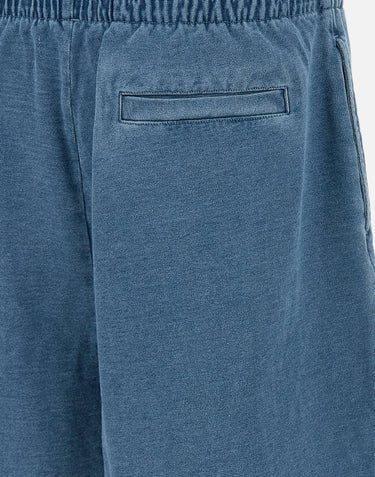 Shorts in jersey di cotone M4138CJAB225 BLUE PURPLE BRAND 
