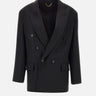 "Relaxed Double Breasted Jacket" 1325WJK006442A BLACK VICTORIA BECKHAM 