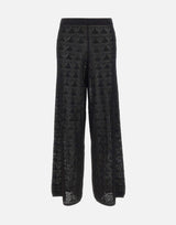 Pantaloni "Egeo" EGEO BLACK LOULOU DE SAISON 