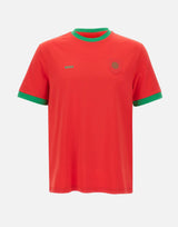 T-shirt in cotone elasticizzato con bandiera 50562134 647 BOSS 