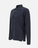 Camicia in cotone supima DK87109 BLU DIKTAT 