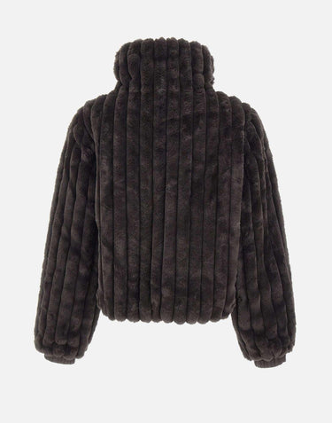 Giacca reversibile in pelliccia animal free D31352W VERY2140009 SAVE THE DUCK 