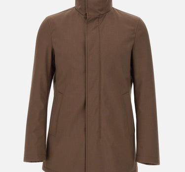 Parka con colletto pelliccia sintetica IM000370U 127308010 HERNO 