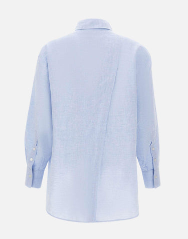 Camicia "Boyfriend" in misto cotone e lino CFWWSI2013 FRUT52953131 WOOLRICH 