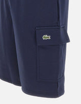 Shorts cargo in cotone felpato GH9743 166 LACOSTE 