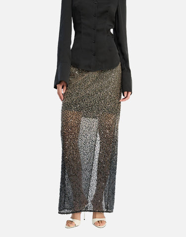 "Beaded Maxi Skirt" 114989 1348 ROTATE BIRGER CHRISTENSEN 