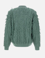 Giacca bomber con lavorazione sfilacciata 392009 047 KANGRA 