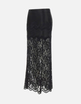 Gonna midi in pizzo 26PJJU021PA0170 P001 RABANNE 