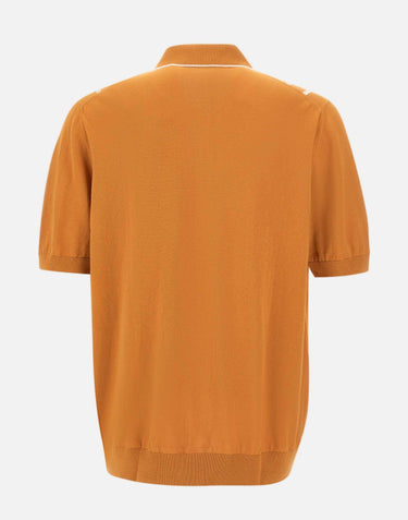 Camicia in maglia con intarsio a righe 59135 18066338 GRAN SASSO 