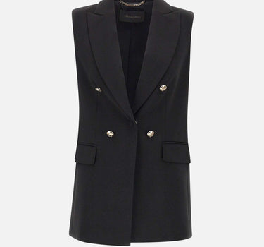 Maxi gilet in crepe stretch R811Z000023N 033 ELENA MIRO' 