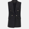 Maxi gilet in crepe stretch R811Z000023N 033 ELENA MIRO' 