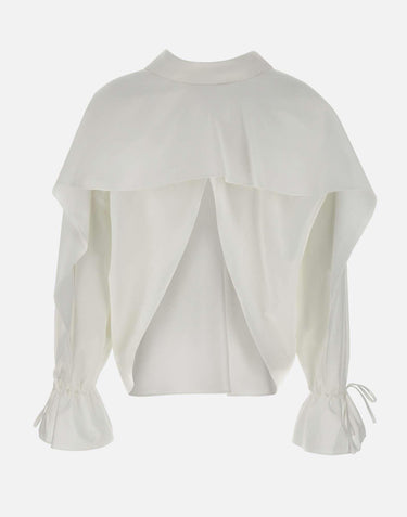 Camicia in popeline di cotone 4C180A N0103 BLUMARINE 