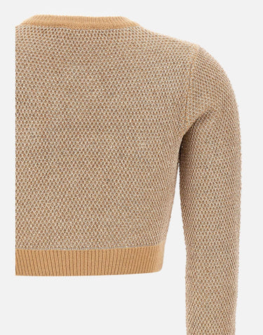 Top "Daily" in maglia con paillettes MK56T57E2 EA2 ELISABETTA FRANCHI 