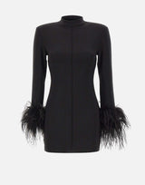 Mini abito "Teide" A0013NER52A NERO TWENTYFOURHAITCH 