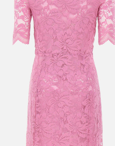 Abito in pizzo con dettaglio nodo 26PJR0106PA0170 P689 RABANNE 