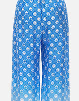 Pantaloni in seta con monogramma a rombi sfumato WSS26TR372 02 CASABLANCA 