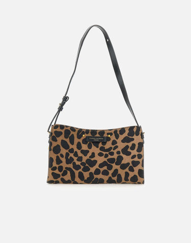 Borsa a spalla "Keira" in pelle BS11860 CAVPRCKLEONERO GIANNI CHIARINI 