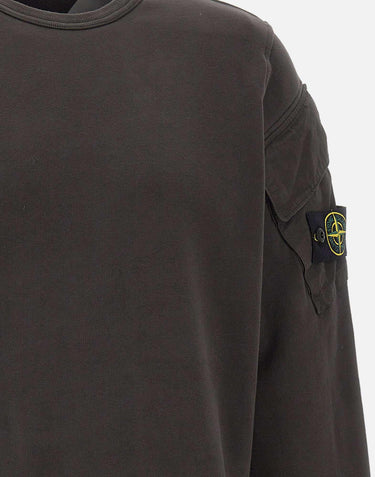 Felpa in cotone organico 6100008S0A20 V0062 STONE ISLAND 