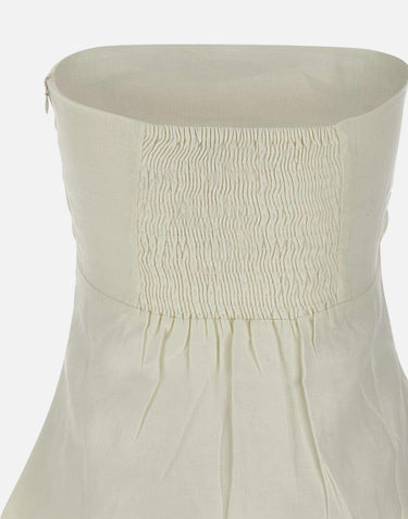 "Alexa" top in lino FFC22 WHT FAITHFULL THE BRAND 