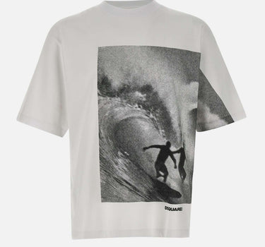 T-shirt "Loose fit tee" in cotone S74GD1409 D20033100 DSQUARED2 
