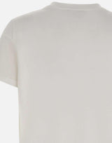 T-shirt in jersey con logo ricamato MA71G61E2 270 ELISABETTA FRANCHI 