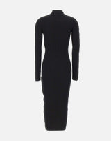 Abito lungo "Reedition Knit Dress" 325MRO692FI0001 BLACK COURREGES 
