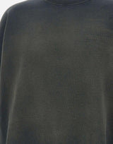 Felpa in cotone con ricamo logato GUP01938 P00214690498 GOLDEN GOOSE 