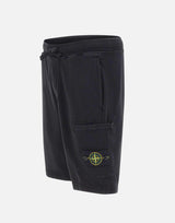 Bermuda in felpa di cotone biologico 6200011S0051 V0029 STONE ISLAND 