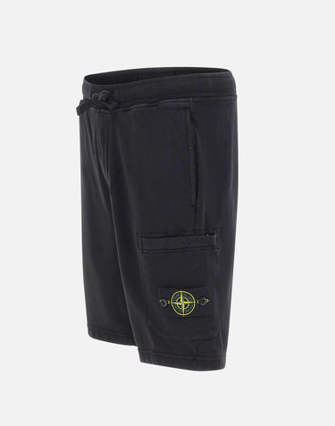 Bermuda in felpa di cotone biologico 6200011S0051 V0029 STONE ISLAND 