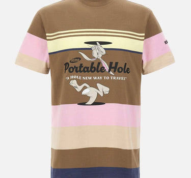 T-shirt in cotone con stampa "Portable Hole" F070624A R541 ICEBERG 