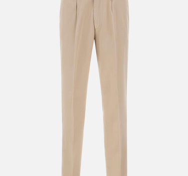 Pantalone elasticizzato in misto cotone DVR15G046 TC581 DEVORE 