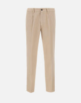 Pantalone elasticizzato in misto cotone DVR15G046 TC581 DEVORE 