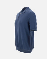 Polo in misto seta 43142 16224580 GRAN SASSO 