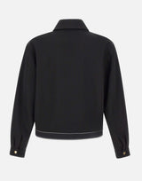 "Sports Tailoring Black Wool Jacket" MPF25JK425 01 CASABLANCA 