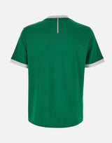 T-shirt in cotone elasticizzato con bandiera 50562134 320 BOSS 