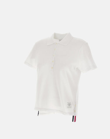 Polo in cotone FJP014A 00050100 THOM BROWNE 