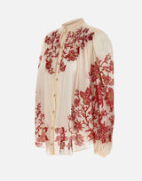 Camicia in cotone con stampa floreale WRIA0048 99SP5I8X0808 ETRO 