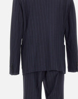 Completo slim regimental gessato 3932A3728MC 25375589 MANUEL RITZ 