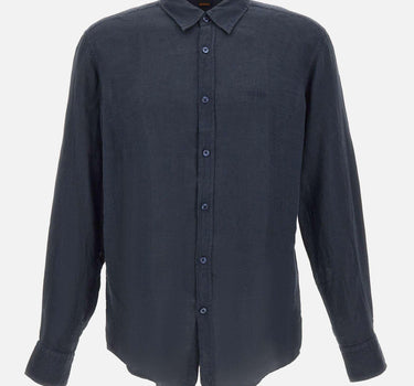 Camicia in lino 50567579 404 BOSS 