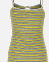 Mini abito a righe "Bourgeois" WSS26KW1291 01 CASABLANCA 