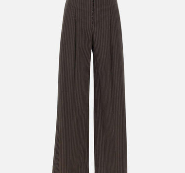"Pinstripe wide leg pants" 114698 3065 ROTATE BIRGER CHRISTENSEN 