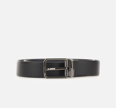 Cintura in pelle reversibile CN9903306 VTTNERONAVY GIANNI CHIARINI 