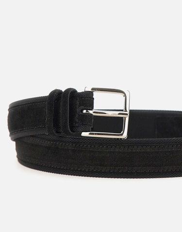 Cintura ''Amalfi Active'' in suede e tessuto U07927 NERO ORCIANI 