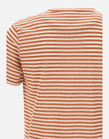 T-shirt "Coast" in cotone e lino COASTVR0325 PAPRIKA BOB 
