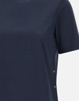 T-shirt in cotone interlock JG000258D M01520639200 HERNO 
