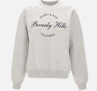 Felpa "Beverly Script Crewneck" ST09876257GY03 GRAY SPORTY & RICH 