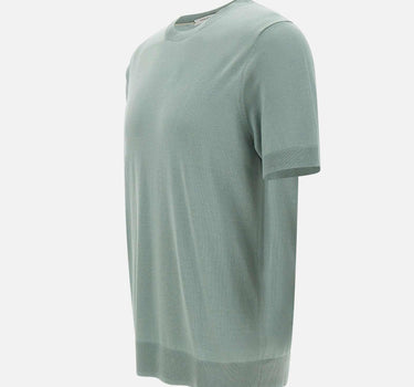 T-shirt in seta e cotone A010 F2005500 PAOLO PECORA 