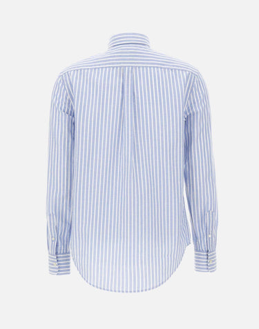 Camicia in cotone e lino classic-Fit 211971514 503 POLO RALPH LAUREN 