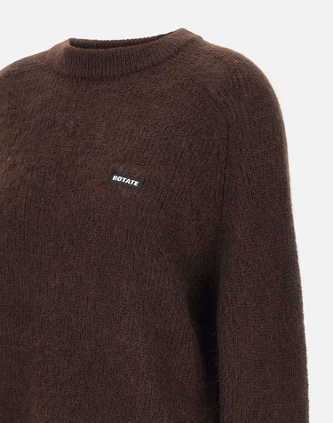 "Light Knit Logo Sweater" 114639 2910 ROTATE BIRGER CHRISTENSEN 