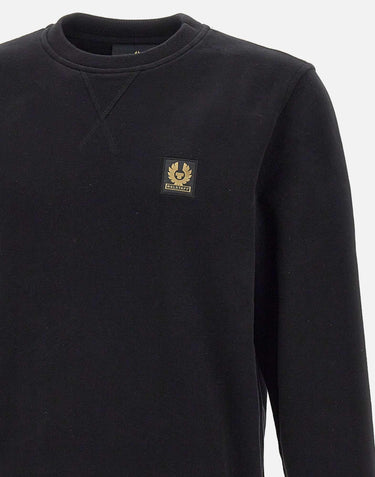 Felpa in cotone 100049 BLACK BELSTAFF 